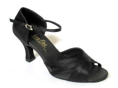 Style 6030 Black Satin - Women's Dance Shoes | Blue Moon Ballroom Dance Supply