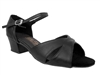 Style 803 Black Leather Cuban Heel - Women's Dance Shoes | Blue Moon Ballroom Dance Supply