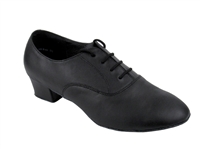 915108 Black Leather Latin Heel - Men's  Dance Shoes | Blue Moon Ballroom Dance Supply