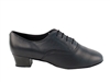 915108 Black Leather Wide Width Latin Heel - Men's  Dance Shoes | Blue Moon Ballroom Dance Supply