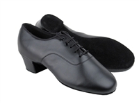 C2301 Black Leather Latin Heel-C