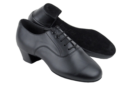 C915108 Black Leather Latin Heel - Women's Dance Shoes | Blue Moon Ballroom Dance Supply