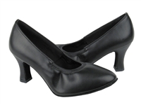 Style C9624 Black Leather - Ladies Dance Shoes | Blue Moon Ballroom Dance Supply