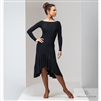 Style Chrisanne Clover Aida Latin Dress Black - Women's Dancewear | Blue Moon Ballroom Dance Supply