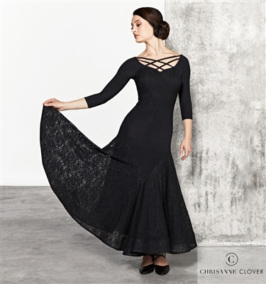 Style LBD Evelyn Ballroom Dress | Blue Moon Ballroom Dance Supply