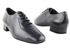 Very Fine Competitive Dancer Men's Black Leather 1" Heel Dance Shoe | Blue Moon Ballroom Dance Supply