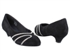 VF CD5504 Black Suede Cuban Heel - Ladies Dance Shoes | Blue Moon Ballroom Dance Supply