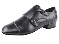 VF CD9005A Monk Strap Black Leather - Men's Dance Shoes | Blue Moon Ballroom Dance Supply