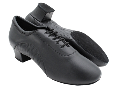 VF CD9320 Black Leather Split Sole Latin Heel - Men's Dance Shoes | Blue Moon Ballroom Dance Supply