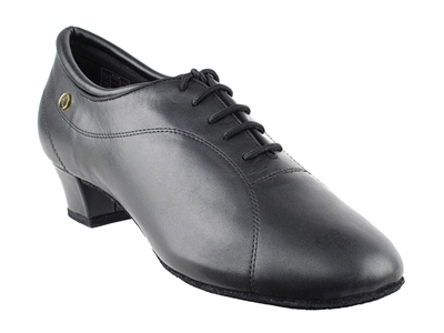 CD9326DB Black Leather latin heel - Men's Dance Shoes | Blue Moon Ballroom Dance Supply
