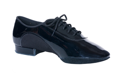 Style DA Chicago Mens Black Patent and Lycra Ballroom Shoe - Shoes | Blue Moon Ballroom Dance Supply