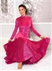 Style D210 - Long Angelica Dress - Women's Dancewear  | Blue Moon Ballroom Dance Supply