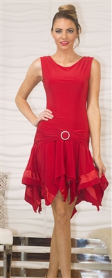 Style D705 - Banded Box Dress - Dancewear On Sale | Blue Moon Ballroom Dance Supply