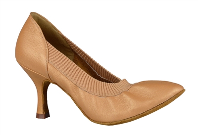 Style DA Helena Tan Leather Closed Toe Shoe - Shoes | Blue Moon Ballroom Dance Supply