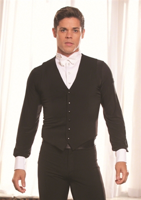 Dance America MV1 Simple Vest - Men's Dancewear | Blue Moon Ballroom Dance Supply