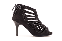 Style Miami Black Bootie Shoe - Gfranco Dancewear | Blue Moon Ballroom Dance Supply