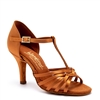 Style IDS Bela Tan Satin - Women's Dance Shoes | Blue Moon Ballroom Dance Supply