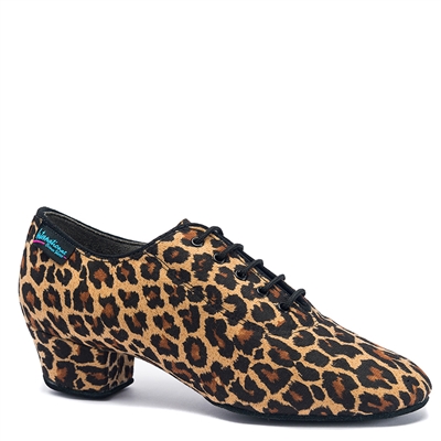 IDS Heather Leopard Split Sole - Women's Dance Shoes | Blue Moon Ballroom Dance Supply