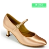 Style IDS ICS Classic Flesh Satin - Women's Dance Shoes | Blue Moon Ballroom Dance Supply