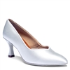 Style IDS ICS SuperStar White Satin - Women's Dance Shoes | Blue Moon Ballroom Dance Supply