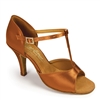 Style IDS LTB Tan Satin - Women's Dance Shoes | Blue Moon Ballroom Dance Supply