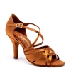 Style IDS Mia Tan Satin - Women's Dance Shoes | Blue Moon Ballroom Dance Supply