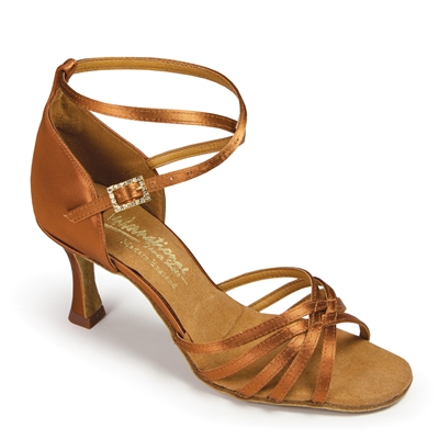 Style IDS Tanya Tan Satin - Women's Dance Shoes | Blue Moon Ballroom Dance Supply