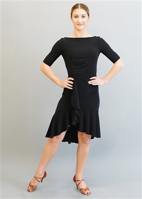 Style Miari Kaia Black Short Latin Dress - Women's Dancewear | Blue Moon Ballroom Dance Supply