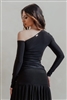 Miari Maven Black Dance Top - Dancewear | Blue Moon Ballroom Dance Supply
