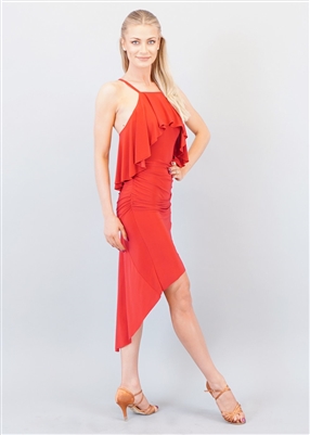 Style Miari Penelope Red Latin Dress - Women's Dancewear | Blue Moon Ballroom Dance Supply