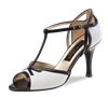 NE Paloma Black & White Leather - Dance Shoes | Blue Moon Ballroom Dance Supply