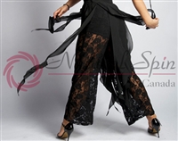 Style NS 10Pa004 Black Lace Pant - Women's Dancewear  | Blue Moon Ballroom Dance Supply