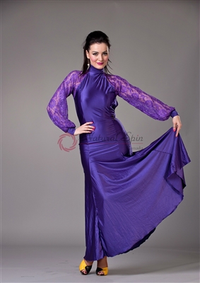 Style NS BD15 Purple Ballroom Dress