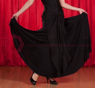 Style NS Black Ballroom Skirt | Blue Moon Ballroom Dance Supply