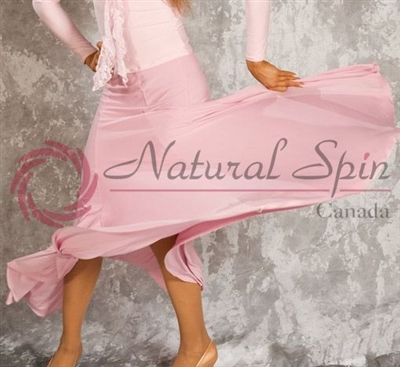 Style NS Basic Pink Ballroom Skirt | Blue Moon Ballroom Dance Supply