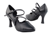 Style PP201 Black Faux Leather Vegan - Ladies Dance Shoes | Blue Moon Ballroom Dance Supply