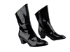Style PP205A Black Patent Leather Ankle Boot - Dance Footwear | Blue Moon Ballroom Dance Supply