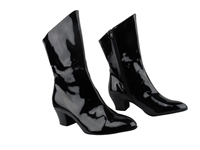 Style PP205A Black Patent Leather Ankle Boot - Dance Footwear | Blue Moon Ballroom Dance Supply