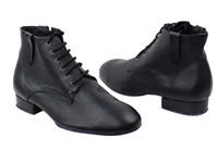 VF Black Leather mens Low Ankle Boot - Dance Footwear | Blue Moon Ballroom Dance Supply