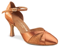 Rummos R405 Dark Tan Satin Glitter Latin Shoe - Women's Dance Shoes



  Shoe - Women's Dance Shoes | Blue Moon Ballroom Dance Supply