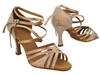 Style S1006CC Crystal Beige Satin - Women's Dance Shoes | Blue Moon Ballroom Dance Supply