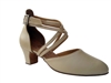 Style S9110 Beige Leather - Ladies Dance Shoes | Blue Moon Ballroom Dance Supply