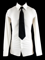 Style Kelly White Plus Size Ballroom Shirt with Trunks - Men's Dancewear | Blue Moon Ballroom Dance Supply