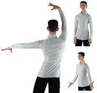 Style Arthur White Ballroom Shirt - Men's Dancewear | Blue Moon Ballroom Dance Supply
