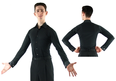 Style Ethan Mens Practicewear Dance Shirt - Men's Dancewear | Blue Moon Ballroom Dance Supply