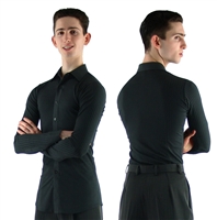 Style Finn Mens Practicewear Dance Shirt - Men's Dancewear | Blue Moon Ballroom Dance Supply