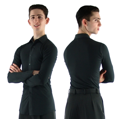 Style Finn Mens Practicewear Dance Shirt - Men's Dancewear | Blue Moon Ballroom Dance Supply