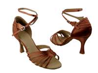 Style SERA1139 Dark Tan Satin