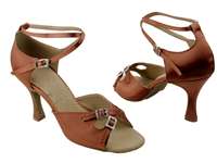 Style SERA1153 Dark Tan Satin
