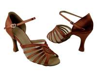Style SERA2719 Dark Tan Satin